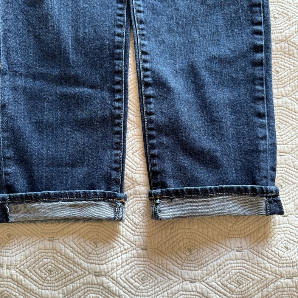 Kut from the Kloth Catherine Boyfriend Jeans Straight Leg Mid Rise Denim Sz 8 - Picture 6 of 16